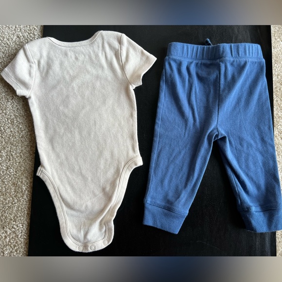 Infant baby 6M jumping bean onesie and sweatpants set - Picture 6 of 6